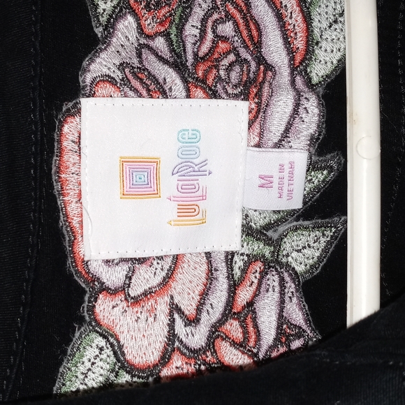 LuLaRoe Jaxon Embroidered Jacket - Picture 4 of 6